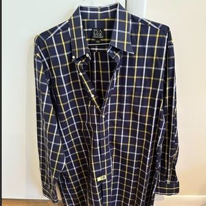 Vintage Plaid Men’s Dress Shirt from Jos A Banks